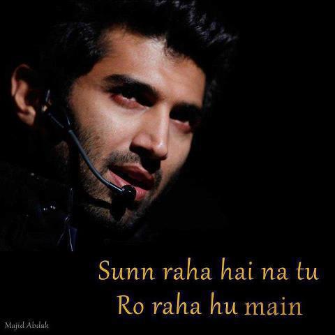Ek Tu Hi Hai Jo Mere Dil Ke Karib Hai,
Teri Dosti Hi Mera Accha Naseeb Hai,
Haare Hai Hum ab Tak a